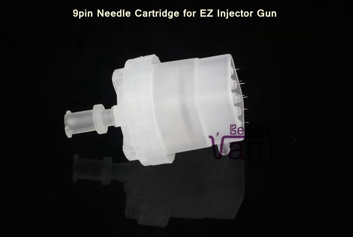 9 Needles Tip Negative Pressure Cartridge For EZ Vacuum Mesotherapy Gun, EZ9Pin