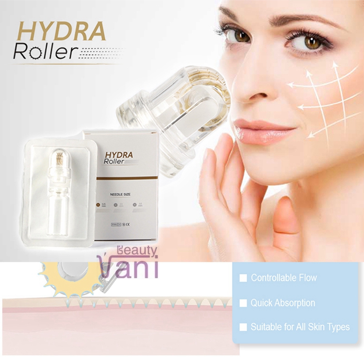 Derma Roller with Essence Bottle DN64 MTS Roller Automatic Hydra Needle Roller, 