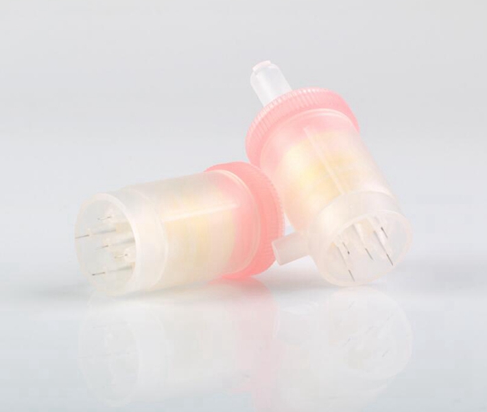 Derma shine needle cartridge mesotherapy pink 5pin needle tips, dermashineneedle